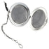 Ultrasonic Cleaning Solution 2Pcs Silver Holder with Lock and Hook, Jewelry Cleaner Baskets for Small Parts