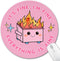 Funny Mouse Pad for Desk, Cute Office Decor for Women, Dumpster on Fire Small Mousepad with Non-Slip Rubber Base