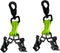 ZHIRONGFA 2 Pack 7Inch Firefighter Rescue Glove Clips, Durable Safety Reflective Function to Keep Gear Organized