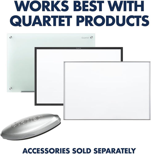 Quartet Dry Erase Markers, Chisel Tip, EnduraGlide, White Board Pens for Teachers, 12 Pack