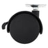 MovFlax 2 Inch Set 4, 16 Caster Wheels Replacement Furniture Casters with Brake of Nylon Plate Caster Swivel Wheels