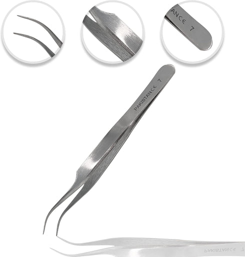 Scientific Labwares Jewelers Micro-Precision Forceps No. 7 - Ultra Smooth Grip, Ultra Thin Tips