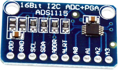 HiLetgo 3pcs ADS1115 16 Bit 4 Channel I2C IIC Analog-to-Digital ADC - High Precision Converter for Arduino Raspberry Pi