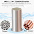 600 Pcs Wire Ferrules Kits, 7 Sizes Tinned Copper Crimp Connector AWG 22-10 Non Insulated Ferrules