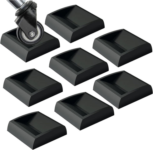 WELLGO 8 Pack Bed Stoppers & Furniture Cups 2"x2" - Premium Silicone Casters for Sofa Bed Chairs, Prevents Scratches