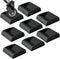 WELLGO 8 Pack Bed Stoppers & Furniture Cups 2"x2" - Premium Silicone Casters for Sofa Bed Chairs, Prevents Scratches