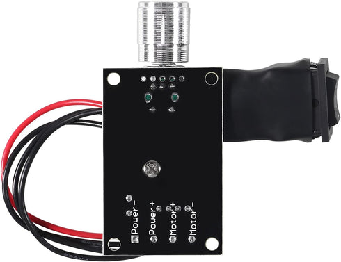 4PCS DC PWM Motor Speed Controller, Adjustable 6V 12V 24V 28V 3A 80W with Reversible Switch