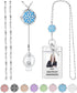 SAM & LORI Strong Retractable Lanyard Necklace for ID Badges and Keys, Stainless Steel Silver Chain for Women