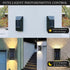 F-2pack) Solar Wall Lights Outdoor, Waterproof LED Fence Lights with Multiple Modes & Dual Color Temperature, Auto