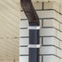 Downspout Adapter Gutter Downspout Strap - 2x3 Leader Strap, 6pcs (White)