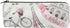 AUUXVA Floral Paris Eiffel Tower Pencil Bag, Zipper Pouch Holder for School Work Office Makeup Brushes