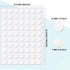 Outus Double Sided Dots Traceless Clear Putty, 350 Pieces, Removable Reusable Transparent Adhesive Stickers for