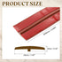 9.84 1.97" uxcell T-Molding Transition Strips, ft x (L x W) PVC Floor Flat Divider Strip Self Adhesive Vinyl Flooring