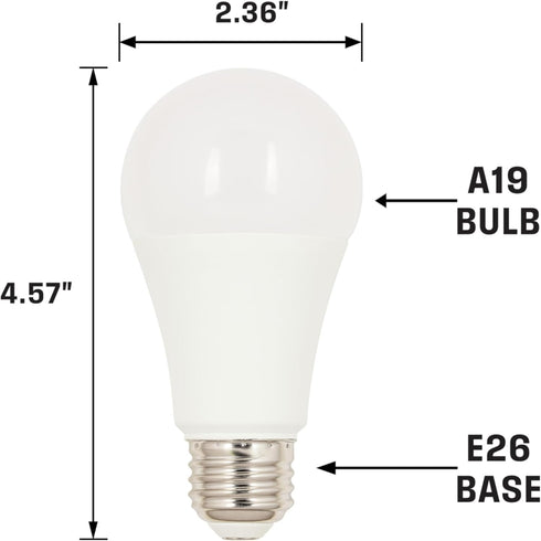 5306000 15 (100 A19 Bulb, Westinghouse Lighting Watt Watt Equivalent) Soft White LED Light Medium Base