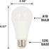 5306000 15 (100 A19 Bulb, Westinghouse Lighting Watt Watt Equivalent) Soft White LED Light Medium Base