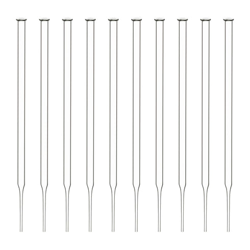 Glass Dropper Pipettes, 3 ml Borosilicate Glass, Durable Non-Graduated Liquid Transfer Droppers, 100-Pack