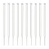 Glass Dropper Pipettes, 3 ml Borosilicate Glass, Durable Non-Graduated Liquid Transfer Droppers, 100-Pack