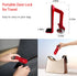 Door Stoppers Security - Portable Door Lock for Travel Anti Theft Door Blocker, Hotel Room Apartment Safety - No Drill