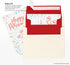 LUXPaper 4Bar A1 Invitation Envelopes | 3 5/8" x 5 1/8" | Ruby Red | 50 Qty | Peel & Press | 80lb. Text