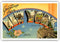 GREETINGS FROM NEW YORK Vintage Reprint Postcard Set - 20 Identical Postcards, Large Letter US State Name