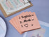 ONLYKXY 4 Pack Transparent Sticky Notes, 3x3in Waterproof Self-Stick Book Tabs, 200 Sheets PET Markers, Light Pink