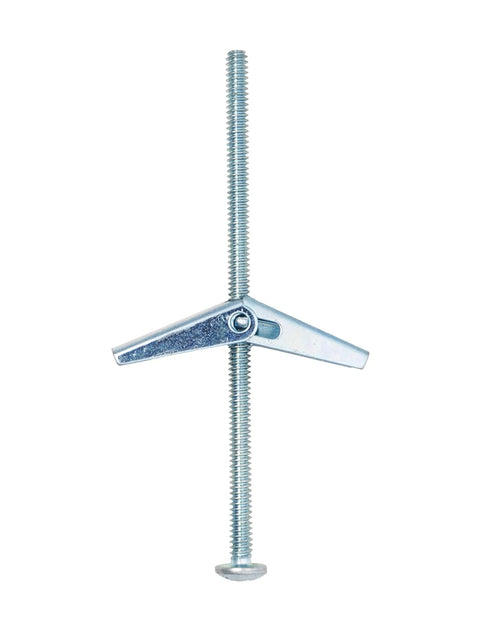 QUALIHOME Spring Toggle Bolt Anchors, Heavy Duty Wall Anchors for Hanging Items, 10 Pack (1/4" x 6")