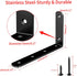 5" 3" 35lb/15KG Pack 4, YUMORE L Bracket, x Max Load: Heavy Duty Stainless Steel Solid Shelf Support Corner Brace Joint