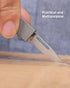 TKK1 Mini Titanium Pocket Knife, EDC Utility Knife with Key Ring, Lockable Folding Knife with D2 Steel Blade