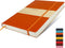 Lined Journal Notebook, Orange, 320 Pages, B5 Medium 7.48 x 10.24 inches, 100 gsm Thick Paper, Hardcover