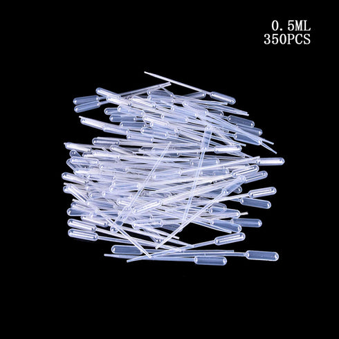 moveland 350PCS 0.5ML Thin Plastic Transfer Pipettes Disposable Eye Dropper for Aromatic Mixture