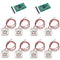 2 Sets 50kg Human Scale Load Cell Weighing Sensor + HX711 A/D Amplifier Weight Module DIY Kit