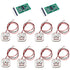 2 Sets 50kg Human Scale Load Cell Weighing Sensor + HX711 A/D Amplifier Weight Module DIY Kit