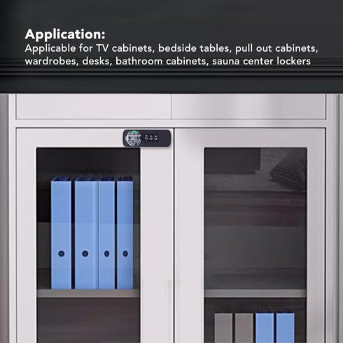 3 Mechanical Combination Lock, High Security Digit Combination Cabinet Lock, Password Drawer Lock for TV Cabinets