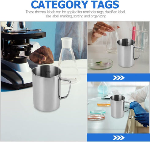 Hemobllo Stainless Steel Beaker, Lab Graduated Beaker with Handle for Liquids and Solids, Scientific Laboratory Supplies