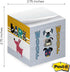 Whimsical Dogs Sticky Note Cube / 600 Sheets / 2.75" Memo Block / Dog Lover Note Cube / Made in USA / Different Canine