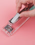 Clear Acrylic Stapler, Elegant Modern Desktop Stapler, Office Accessory for Home, School, or Office (Macaron Green)