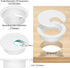 10 Pack 2 Inch White Desk Grommet for Wires and Cords - Plastic
