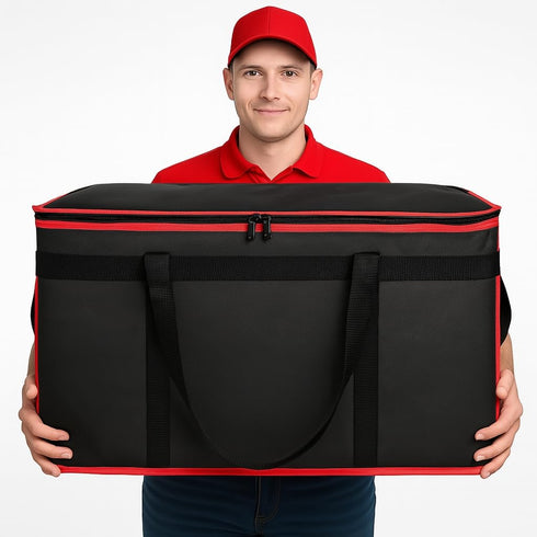 3-Pack Warmer/Frozen, Bodaon Insulated Food Delivery Bag, XXXL Pizza Cooler Bags, Rideshare Delivery Bag, Cold/Hot