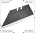 HAUTMEC 20-Pack Utility Knife Blades with a Safety Dispenser, Standard Replacement Blades for Heavy Duty Utility Knives and Box Cutters, Sharper SK2H Black Blades HT0265-2PCS by HAUTMEC