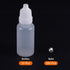 uxcell 200pcs 5.5mm 304 Stainless Steel Balls with 20pcs 15ml PE Bottle for Model Paint