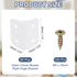 1.4"x0.9"x0.9" 30 PATIKIL Plastic Corner Braces, Pcs L-Shape Shelf Support Corner Brace Nylon Angle Brackets for Drawer