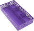 EasyPAG Desk Drawer Organizer with 3 Small Bins and 1 Long Bin,Purple by EasyPAG
