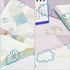 Operitacx 60 Pcs Paper Clip Metal Memo Clips, Kids Birthday Bag Filler, Cloud Shaped Bookmark Clips