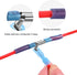 Nilight 140PCS Heat Shrink Piggy Back Spade Terminals, Assortment Kit for 22-16/16-14/12-10 AWG