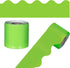 Carson Dellosa 36 Ft Scalloped Lime Green Bulletin Board Borders for Classroom, White Board & Cork Board