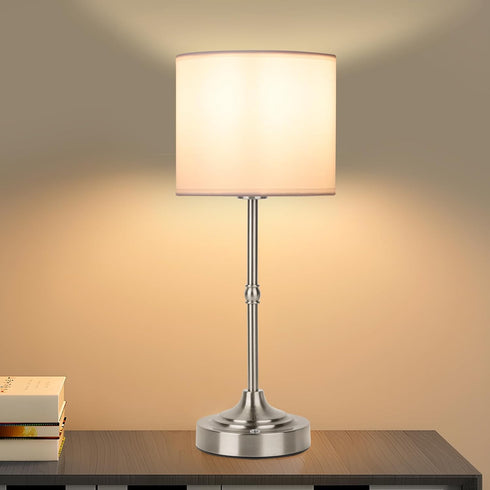 HAPYGI Portable Cordless Table Lamp,Built-in 5200mAH Rechargeable Battery, Dimmable Touch Wireless Light,