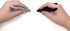 Ergosof Ballpoint Pen Set of 4 Colors - Black, Silver, Red, Blue with Two Refills Each