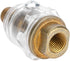 Oiler Lubricator, 1/4" BSP Mini In Line Air Tool Oil Lubricator for Pneumatic Tool Air Compressor Pipe
