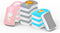 LOUKIN 12 Pack Kid Magnetic Dry Erase Erasers, Mini Whiteboard Eraser for Classroom, Home, Office, 2.17"x1.38"x0.59"