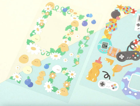 Cute Essential Kawaii Aesthetic Stationery Sticker Pack - 8 Sheets (258+ Stickers) for Planners, Journals, Gifts